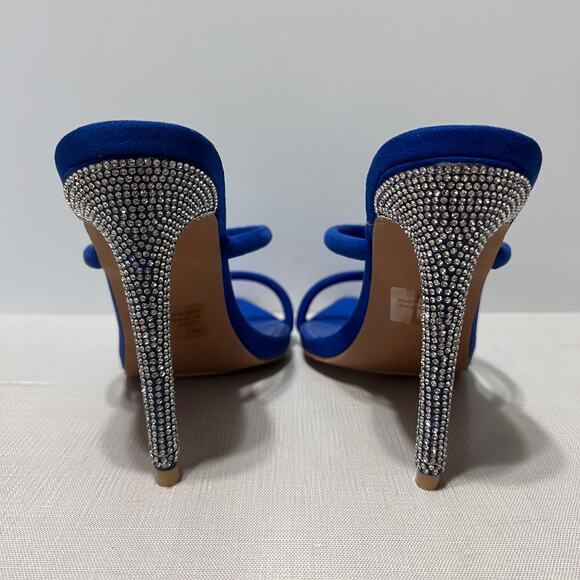 Cape Robbin Spruce Rhinestone Stiletto Heels in Lover Boy Blue Women's Size 9M - Picture 9 of 10